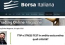 TTIP e STRESS TEST in ambito assicurativo: quali criticità?