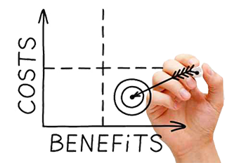 Offriamo una specifica metodicadenominata Law Engineering Risk-LER, in grado di daresupporto al cliente in termini di Costi e Benefici.